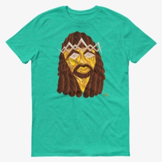 Image Of Jesus Peace>piece Graphic T-shirt - T Shirt Orange Mockup #9050905