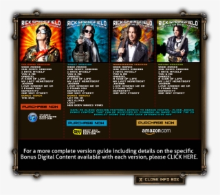 Songs For The End Of The World - Rick Springfield Songs For The End #9051464