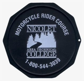 This Is A Sample Of A Custom Imprinted Motorcycle Coaster® - Label #9051512