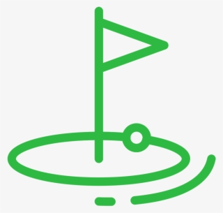 Golf Flag Icon Green #9051851