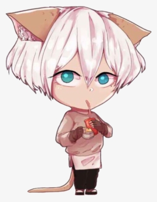 Cat Sticker - Мой Пушистый Парень Аниме #9052279