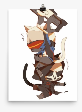 Chibi Soldier 76 And Reaper - Overwatch #9052454 Chibi Soldier 76 And Reaper - Overwatch #9052454