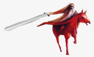 Second Seal,2nd Seal,seal 2,red Horse,firery Red,sword - Red Horse #9052586