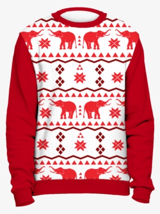 Elephant Ugly Sweater - Merry Christmas Zeta Phi Beta #9052705