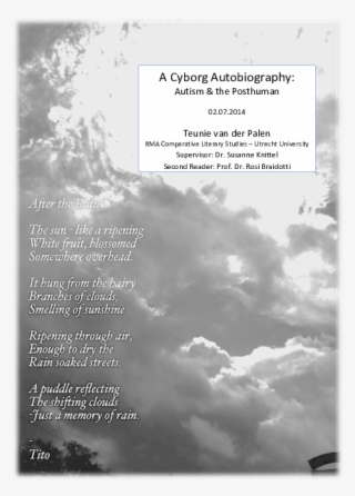 A Cyborg Autobiography - Monochrome #9053073
