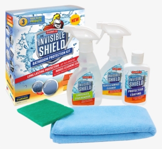 Clean-x Invisible Shield Bathroom Protection Kit - Clean X Invisible Shield Bathroom Protection Kit #9053815