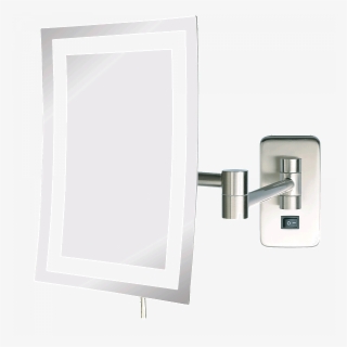 Jerdon Style Hardwired Minimalist Edge To Edge 5x Led - Face Mirrors #9054093