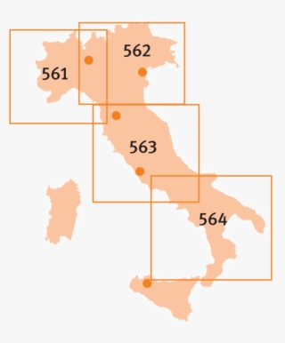 £5 - - Map Of Italy Major Mineral Sources #9054206