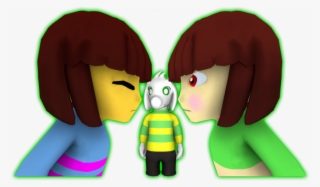 Frisk Asriel Chara - Андертейл Фриск И Чара #9055263