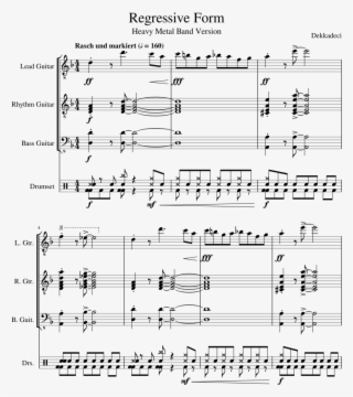 Regressive Form - Sheet Music #9056378