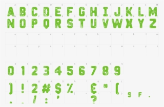 Font Heavy Metal Box Preview - Number #9056447