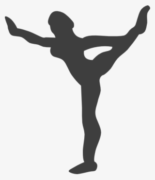 Small - Legs Stretch Clipart Black And White #9057274