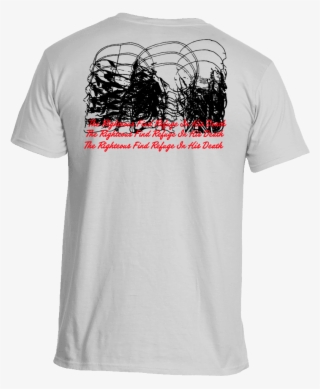 Refuge In His Death Back On White - Active Shirt #9057422