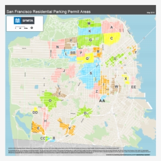 Residential Permit Parking Areas Map - J Permit Sf #9057721
