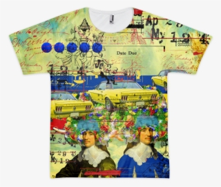 American Apparel White Flat Front Mockup - Portret Van Henrick Hooft #9057756