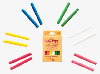 Butterstix® Zero Dust Chalks - Jaq Jaq Bird Butterstix Chalk Multi-colored With Holder #9057783