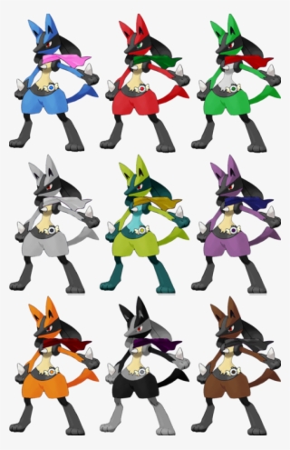 Alternate Costumes - Lucario - Pokemon Lucario #9058982