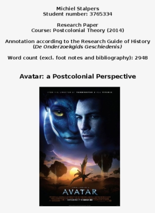 Docx - Avatar Movie Poster #9059256