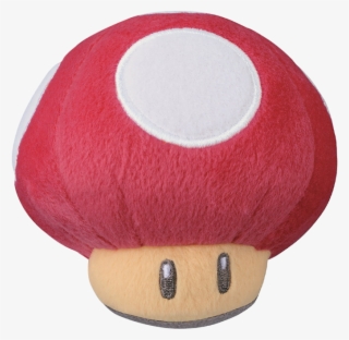Super Mario Mushroom 5-inch Plush - 1329 Super Mario 30th Anniversary Red Super Mushroom #9059463