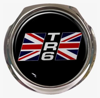 Tr6 Union Jack Car Grille Badge With Fixings - Triumph #9060265