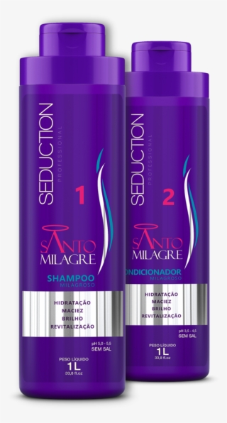 Kit Seduction Shampoo Condicionador Santo Milagre Eico - Linha Seduction Santo Milagre #9060823