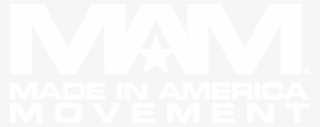 The Made In America Movement Logo White - Poster #9061124