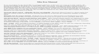 Mtu Ecu Manual Mtu 1 Engine Control Unit Ecu 6 And - Document #9062104