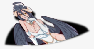 Albedo Peeker Sticker - Anime #9062112