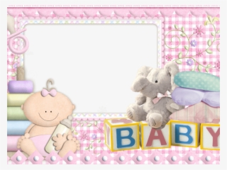 Moldura Para Foto Bebe - Baby Blocks #9062741