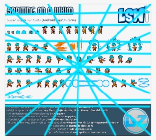Ssgss Goku Sprite Sheet #9063056