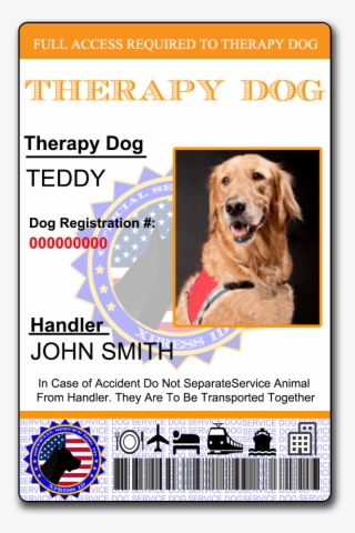 Published October 16, 2015 At - Emotional Support Dog Card #9063626