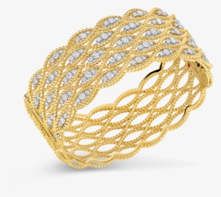 Roberto Coin 5 Row Bangle With Diamonds - Roberto Coin #9064343