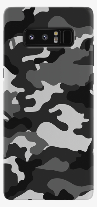 Black Abstract Camouflage Case For Samsung Galaxy Note - Mobile Phone #9064780