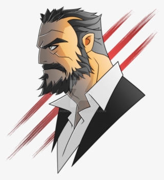 Beard Clipart Wolverine - Illustration #9065999