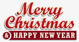 Free Png Download Merry Christmas And Happy New Year - Tulisan Merry Christmas And Happy New Year 2018 #9066272