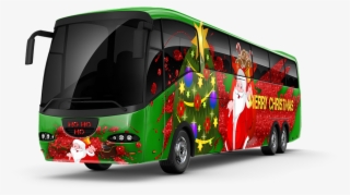 Christmas Bus Transparent #9066949