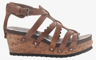 Womens Wedge Gladiator Sandal Storm In New Brown - Fisherman Sandal #9067240