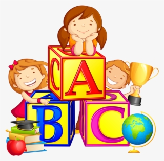 9 - Children Learning Clipart #9068018