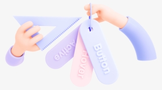 An Atomic Hand-off Focused On Components - Plastic #9069083