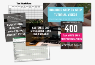 *brand New* 2019 Tax Estimator, Multi-year Photography - Flyer #9070425