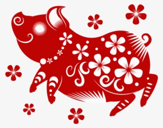Happy Paper-cut Pigs Celebrate New Year's Day 2019 - Chinese New Year 2019 Year Of The Pig #9071268 Happy Paper-cut Pigs Celebrate New Year's Day 2019 - Chinese New Year 2019 Year Of The Pig #9071268