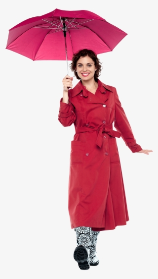 Girls Fashion - Girl With Umbrella Png #9071940