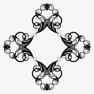 Free Clipart Of A Frame Design Element - Clip Art #9073327