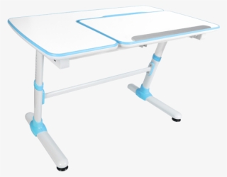 Ergostars Study Desk Es-8502 Blue Color Left Side - Folding Table #9073601