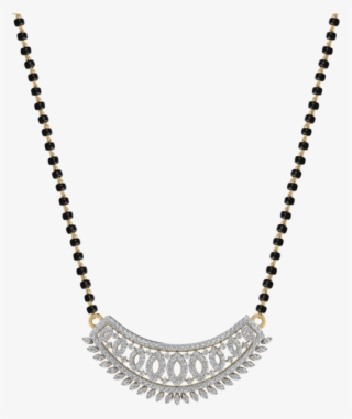 Womens 18 Karat Gold And Diamond Mangalsutra Pendant - Latest Mangalsutra Pendant Designs In Diamond #9073768