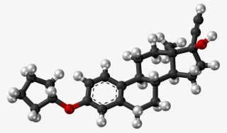 Quinestrol Molecule Ball - Estradiol Png #9073884