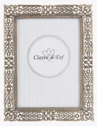 Clayre&eef Photo Frame Pearls - Picture Frame #9073929