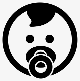 Png File Svg - Baby Face Icon #9074415