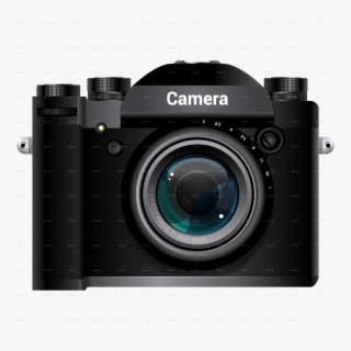 Camera Vector 2 Colors By Videph Graphicriver - Mirrorless Interchangeable-lens Camera #9074614