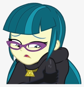 Thebar, Cloak, Clothes, Equestria Girls, Female, Glasses, - Cartoon #9075025